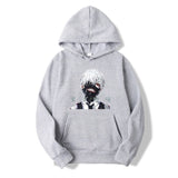 Tokyo Ghoul Anteiku Horror Printed Hoodies Cozy Tops Pullovers Hooded Sweatshirts