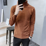 Men's Turtleneck Knitted Pullovers