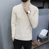 Men's Turtleneck Knitted Pullovers