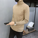 Men's Turtleneck Knitted Pullovers