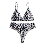 Leopard Printing Bikinis Sets | Beachwear Swim Suit Sexy Biquini Set |