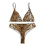 Leopard Printing Bikinis Sets | Beachwear Swim Suit Sexy Biquini Set |