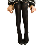 High Quality Winter Autumn Women Winter Knitted Over Knee Long Boot Thigh-High Cotton Warm Leggings