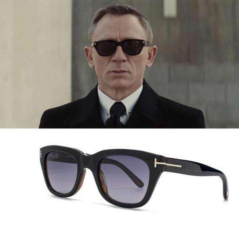 TSHING James Bond Sunglasses TR90 Polarized Sunglasses Men Brand Designer Men's Super Star Square Celebrity Driving Sun Glasses