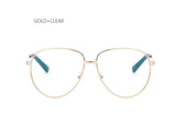 TSHING Unisex Big Frame Glasses Men Women Vintage Oversized Aviation Myopia Large Optical Glasses Superstar Eyewear Female M