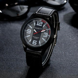  PU Leather Men's Quartz-watch | Quartz Wristwatches Military Watch |