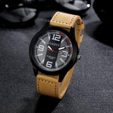  PU Leather Men's Quartz-watch | Quartz Wristwatches Military Watch |