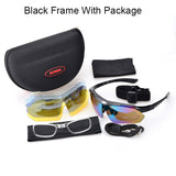 Driving Glasses With 5 Lens Polarized Men Night Vision Sun Glasses Outdoor Sports Glasses Hiking Sunglasses Goggles Eyewear