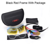 Driving Glasses With 5 Lens Polarized Men Night Vision Sun Glasses Outdoor Sports Glasses Hiking Sunglasses Goggles Eyewear