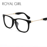 ROYAL GIRL 2017 New Classic Women Sunglasses Trendy Plastic Candy Color Frame Square Plastic Glasses UV400 Oculos de sol ss111