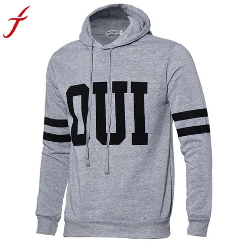 JECKSION Men Hoodies 2016 Fashion Letter Print Sweatshirt New Long Sleeve Hoodie Hooded Tops Jacket Coat Outwear #LYW