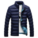 Men Winter Solid Windbreak Jacket|WaterResistant jacket|Quilted jacket