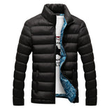 Men Winter Solid Windbreak Jacket|WaterResistant jacket|Quilted jacket