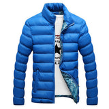 Men Winter Solid Windbreak Jacket|WaterResistant jacket|Quilted jacket