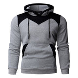Mens Long Sleeve Hooded Sweatshirt | Pullover Tracksuit FleeceHoodie |