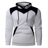 Mens Long Sleeve Hooded Sweatshirt | Pullover Tracksuit FleeceHoodie |