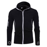 Mens Hoodies Sweatshirt New 2017 Fashion Brand Hoodie Solid Hoodies Men Fashion Zipper Male Tracksuit With Hood Men's Tops 2XL