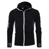 Mens Hoodies Sweatshirt New 2017 Fashion Brand Hoodie Solid Hoodies Men Fashion Zipper Male Tracksuit With Hood Men's Tops 2XL