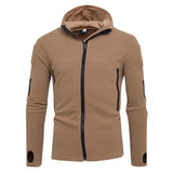 Mens Hoodies Sweatshirt New 2017 Fashion Brand Hoodie Solid Hoodies Men Fashion Zipper Male Tracksuit With Hood Men's Tops 2XL