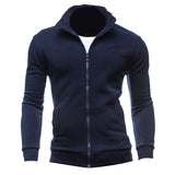 Men Autumn Winter Hoodies Fashion Sweatshirt Casual Zipper Long Sleeve Hoody Fitness Hip Pop Outwear Cardigan Hoodie Tops 3XL