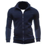 Men Autumn Winter Hoodies Fashion Sweatshirt Casual Zipper Long Sleeve Hoody Fitness Hip Pop Outwear Cardigan Hoodie Tops 3XL