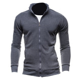 Men Autumn Winter Hoodies Fashion Sweatshirt Casual Zipper Long Sleeve Hoody Fitness Hip Pop Outwear Cardigan Hoodie Tops 3XL