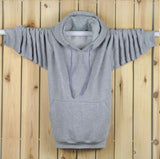 Autumn and winter sports leisure men's cotton and cashmere Hoodie Hoody thick solid blank hoodies coat
