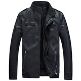 HEE GRAND 2018 Spring Men Leather Jackets Jaqueta De Couro Masculina Men's  PU Jacket And Coat MWP432