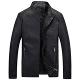 HEE GRAND 2018 New Leather Jackets Slim Men Coats Winter PU Jacket Men's Parka Man's Fur Coat De Couro Overcoat MWP366