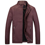 HEE GRAND 2018 New Leather Jackets Slim Men Coats Winter PU Jacket Men's Parka Man's Fur Coat De Couro Overcoat MWP366
