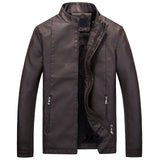 HEE GRAND 2018 New Leather Jackets Slim Men Coats Winter PU Jacket Men's Parka Man's Fur Coat De Couro Overcoat MWP366